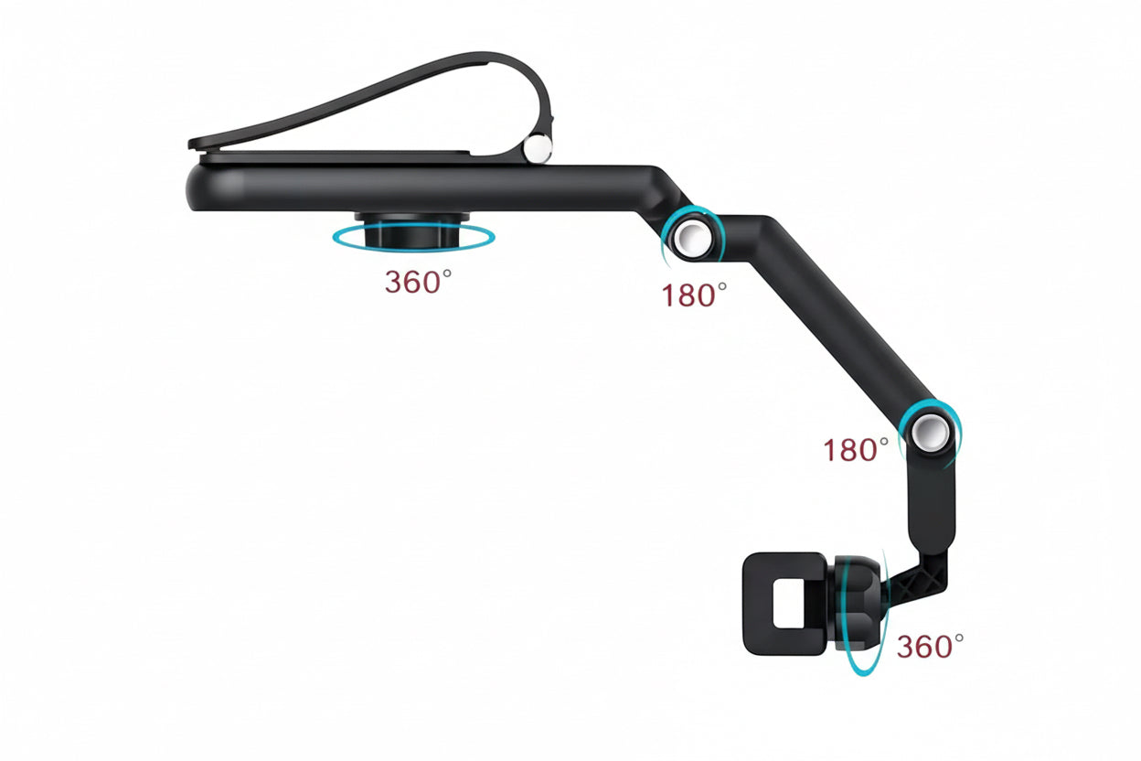 Multifunctional Sun Visor & Rearview Phone Holder