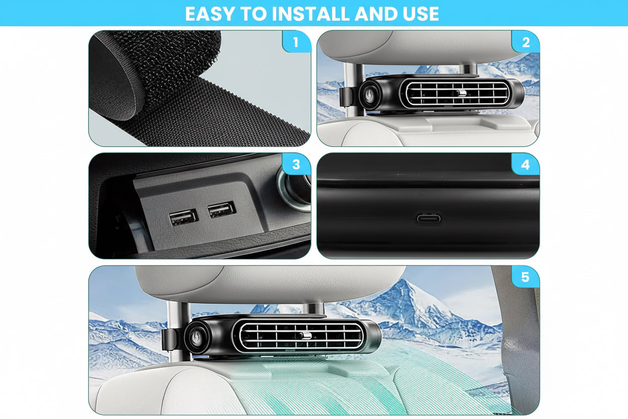 Car Seat Cooling Fan