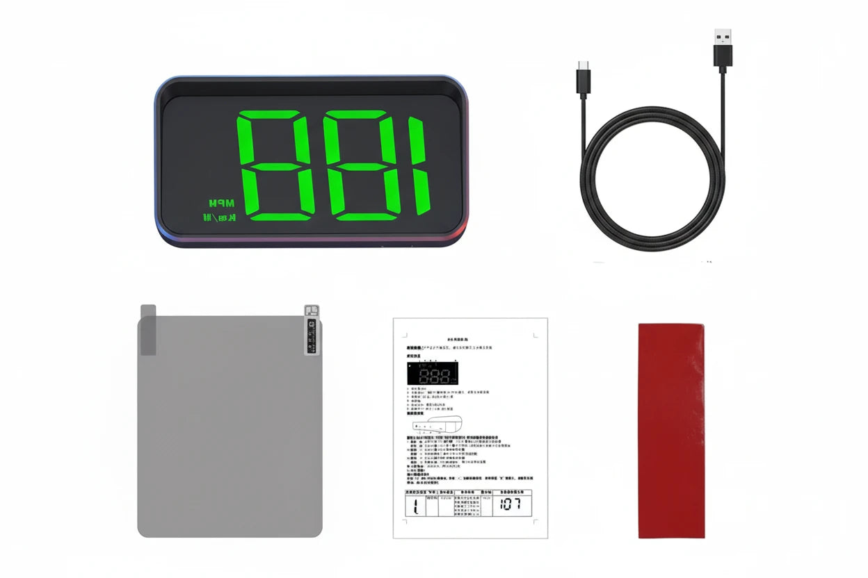 GPS Speed Display – Smart Heads-Up HUD System