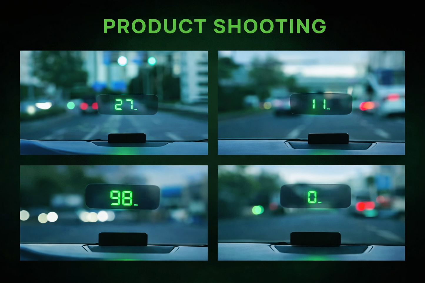GPS Speed Display – Smart Heads-Up HUD System