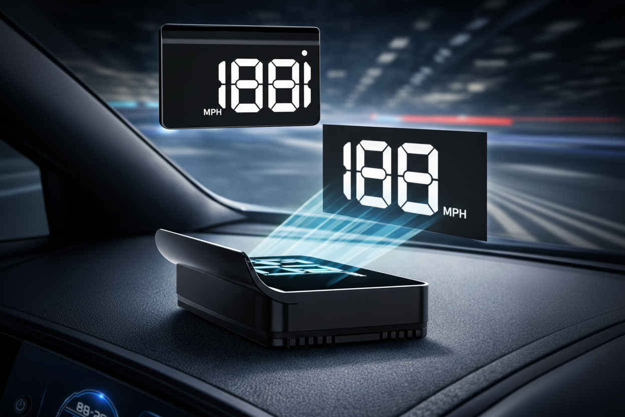 GPS Speed Display – Smart Heads-Up HUD System