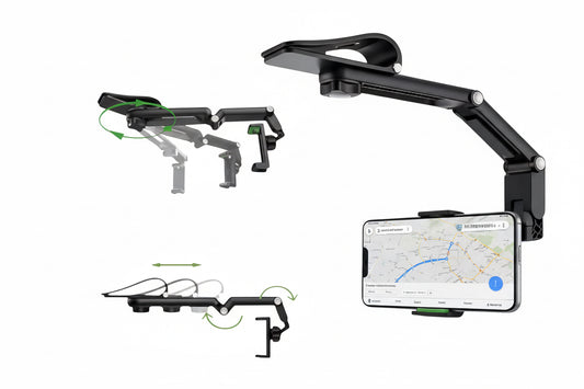 Multifunctional Sun Visor & Rearview Phone Holder