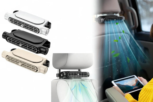 Dual-Head Car Seat Cooling Fan