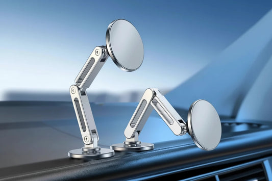 360° Magnetic Car Phone Holder – Heavy-Grip Edition